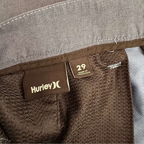 Men's Hurley Slate Blue Flat Front Casual Shorts with Relaxed Fit - Picture 6 of 11